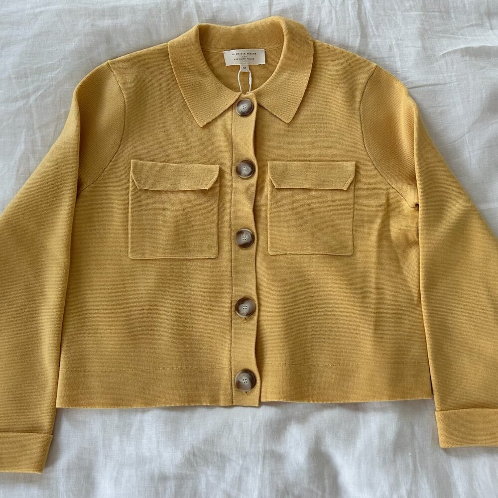 Mustard Sézane Cardigan